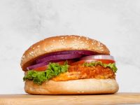 Crispy Chicken Chili-Cheeseburger