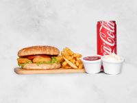 Chicken-Chili-Cheese Nugget-Burger - Menü