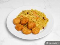 Chicken Nugget (6 stk.) + Biryani
