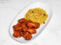 Chicken Wings (6 stk.) + Biryani